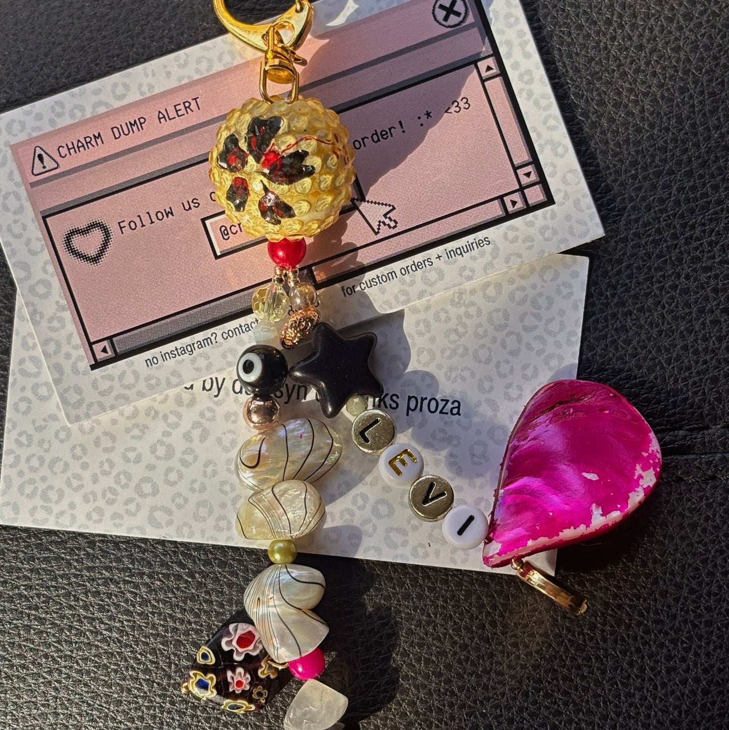 CUSTOM KEYCHAINS // BAG CHARMS