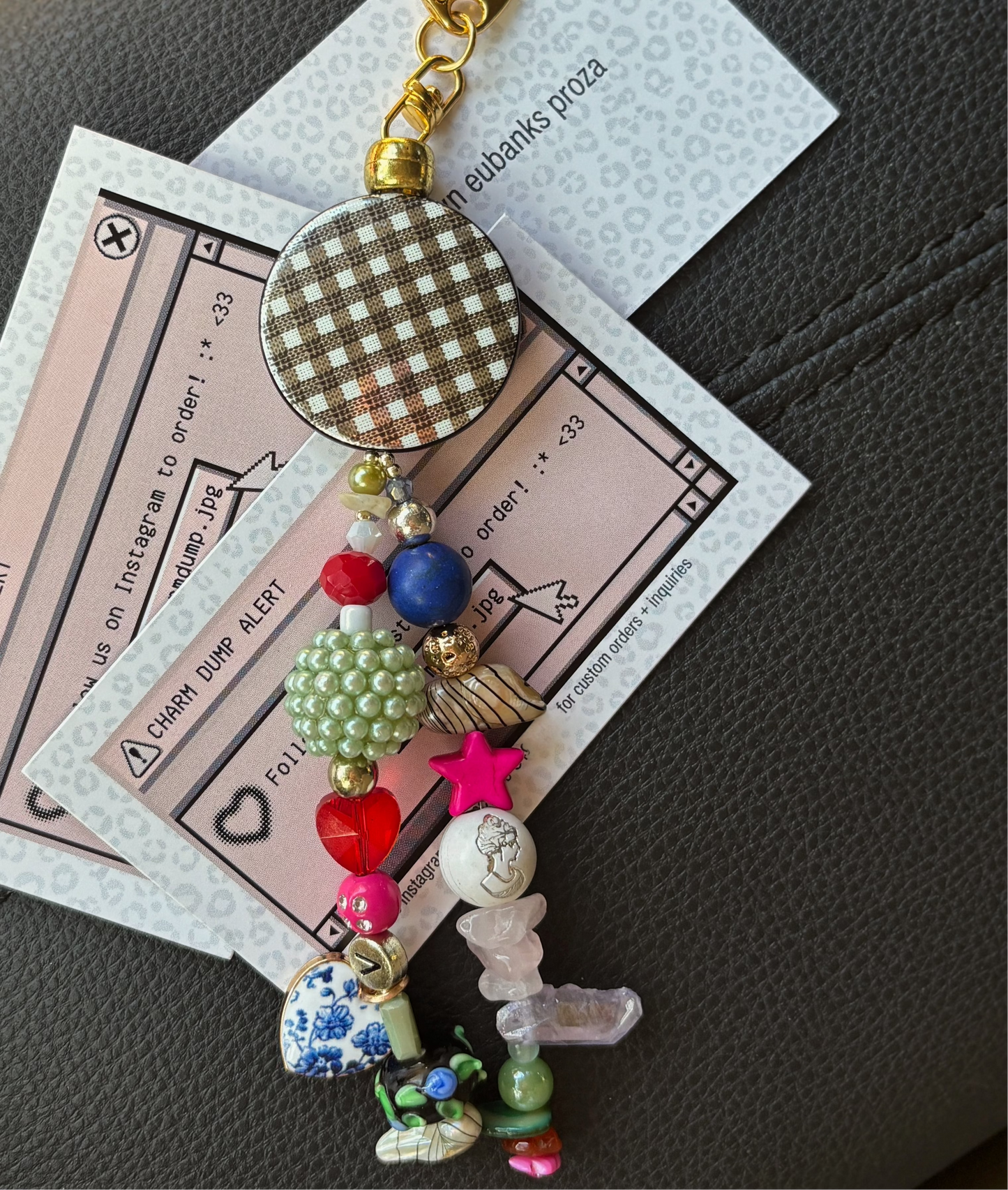 CUSTOM KEYCHAINS // BAG CHARMS