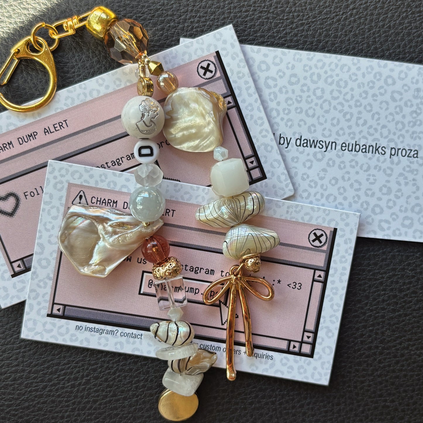 CUSTOM KEYCHAINS // BAG CHARMS